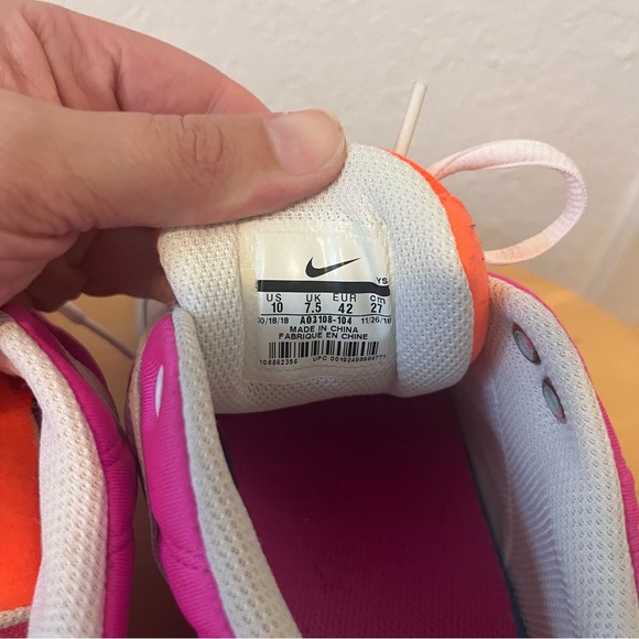 Nike M2k Tekno Laser Fuchsia Women’s Sneaker Size 10 - Picture 9 of 12